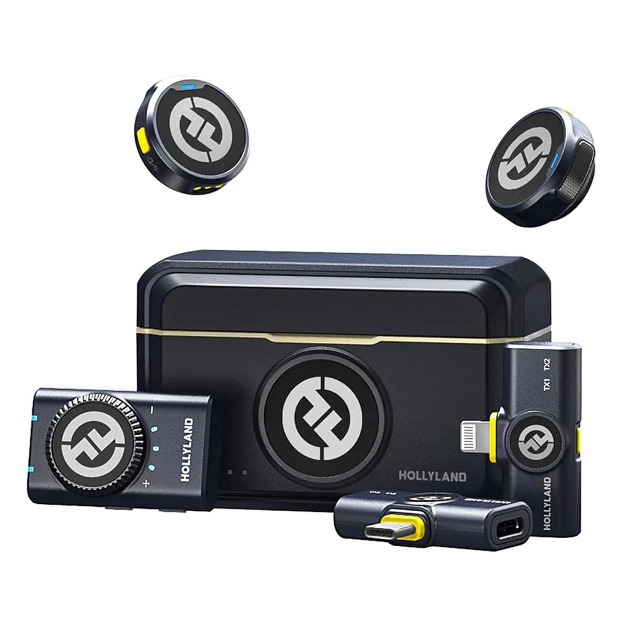 میکروفون بی سیم دو کاناله Hollyland Lark M2 Combo