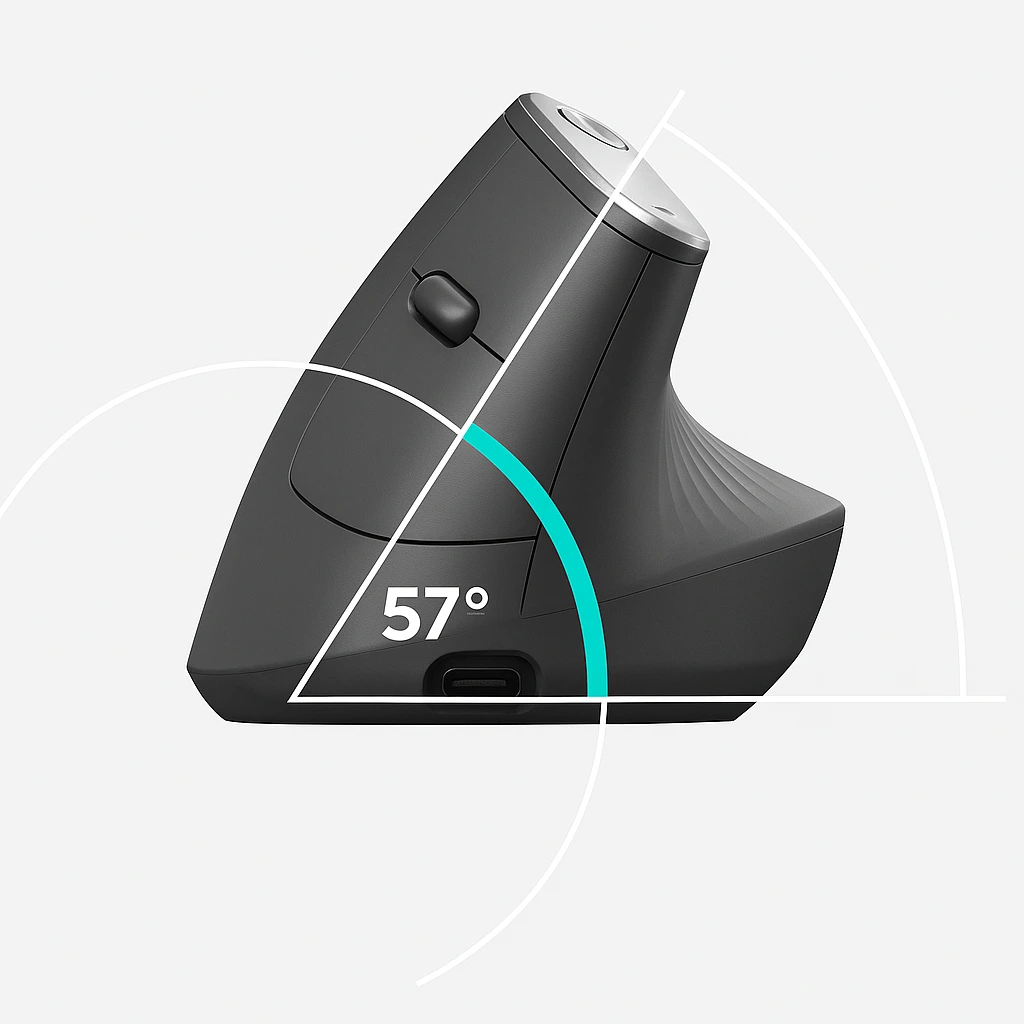 ماوس بیسیم لاجیتک مدل MX VERTICAL