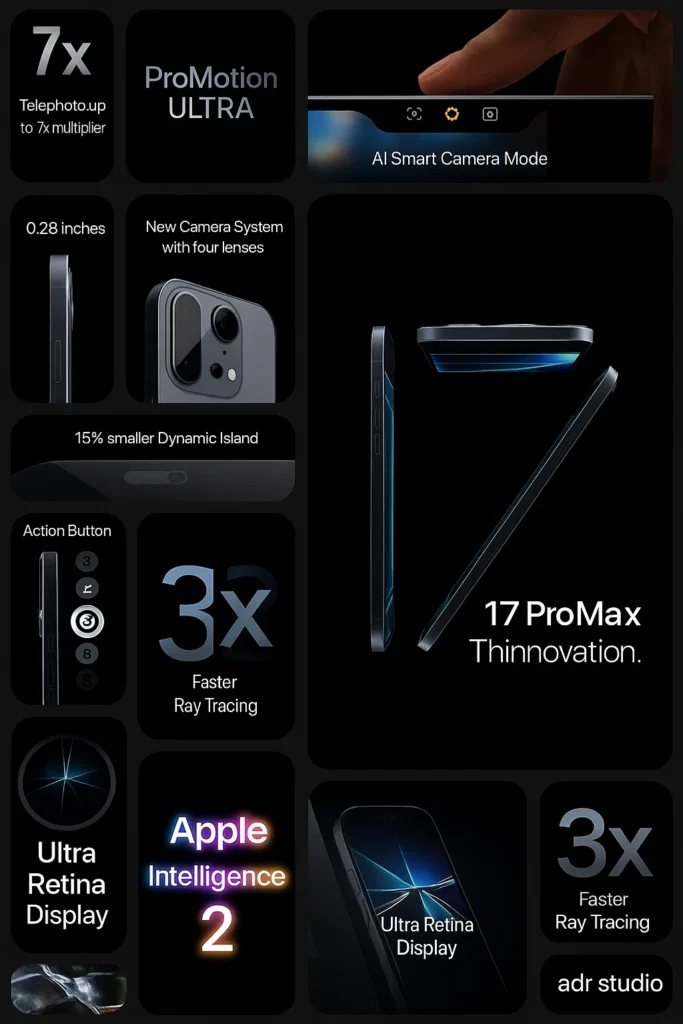 📱 قیمت و زمان رونمایی آیفون 17 اپل لو رفت!