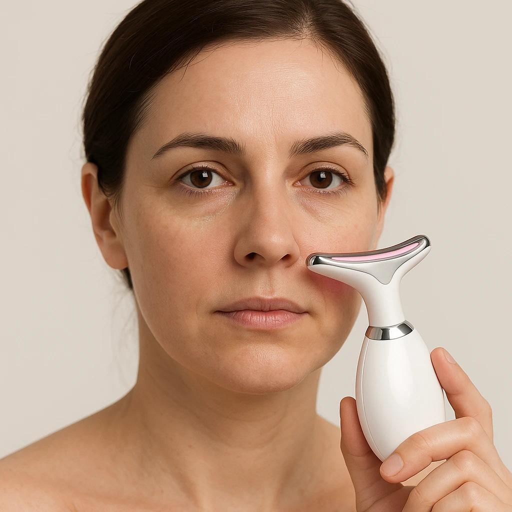 جوانسازی پوست صورت در منزل با دستگاه لیفتینگ صورت؛ واقعیت علمی، مزایا، معایب و بهترین انتخاب