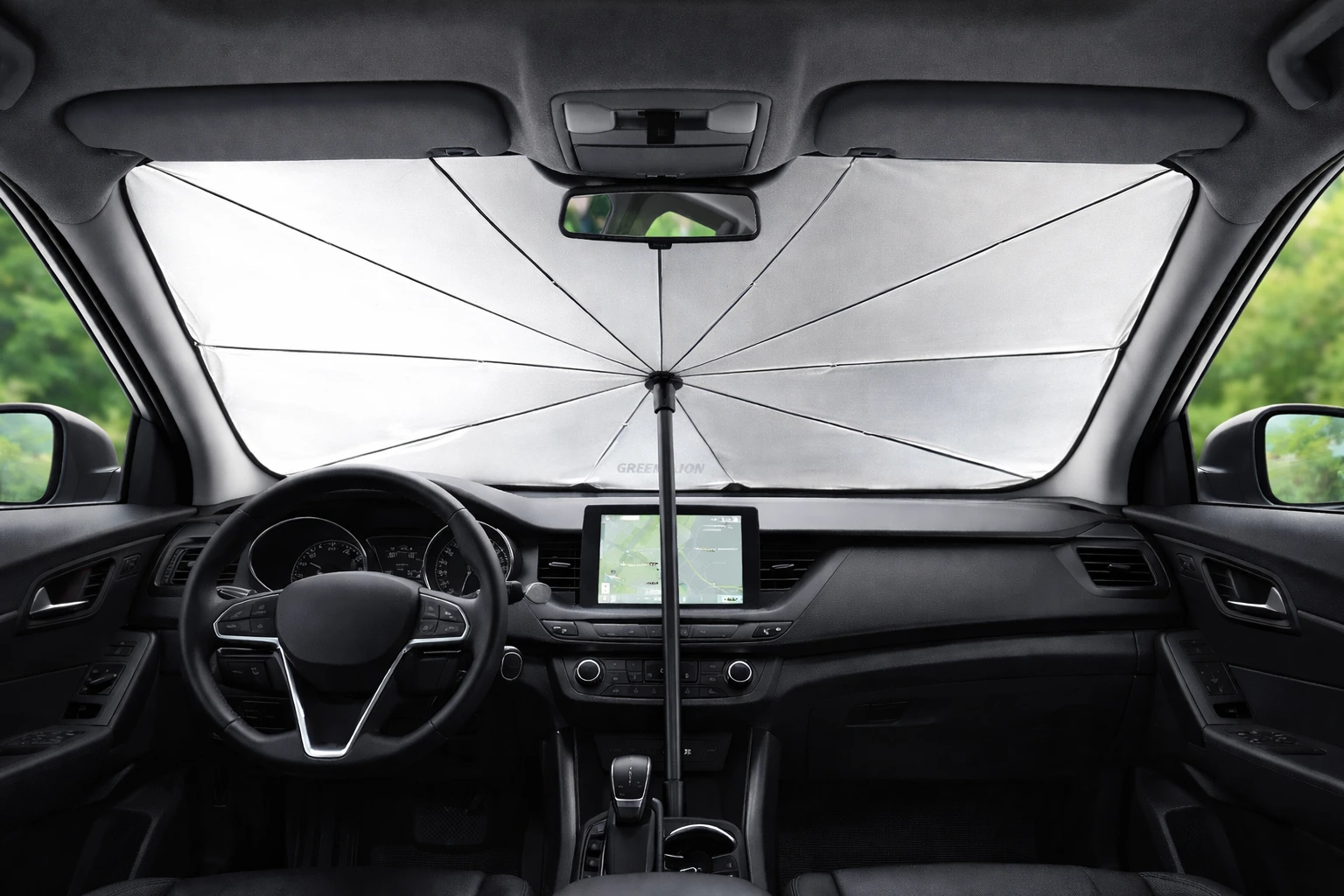 چتر آفتابگیر شیشه جلو خودرو Green Lion